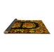 Sideview of Medallion Yellow French Rug, abs5412yw