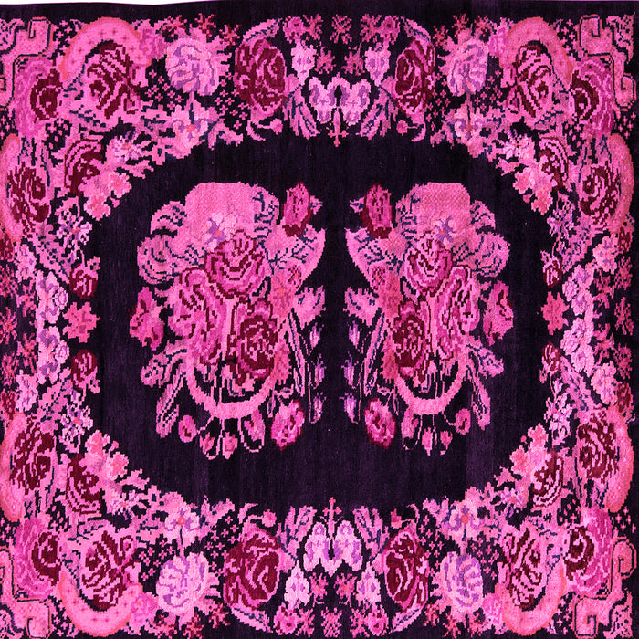 Square Medallion Pink French Rug, abs5412pnk
