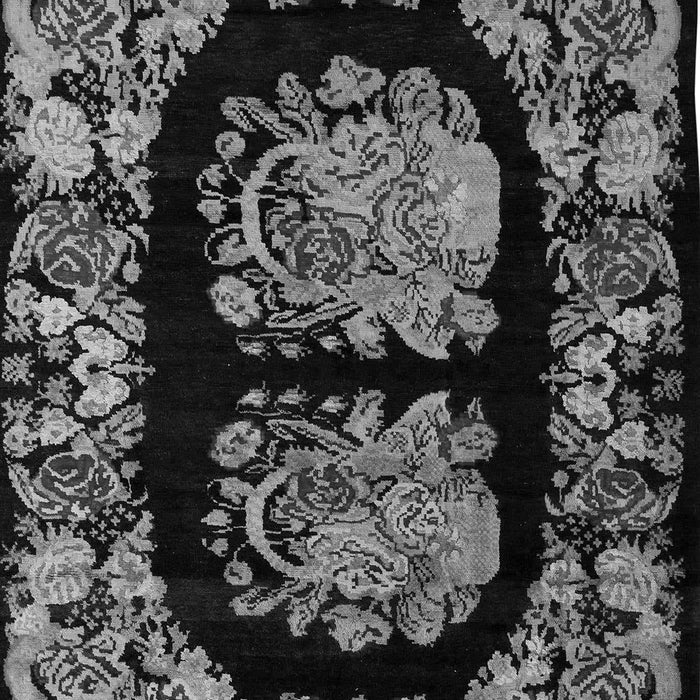 Medallion Gray French Rug, abs5412gry