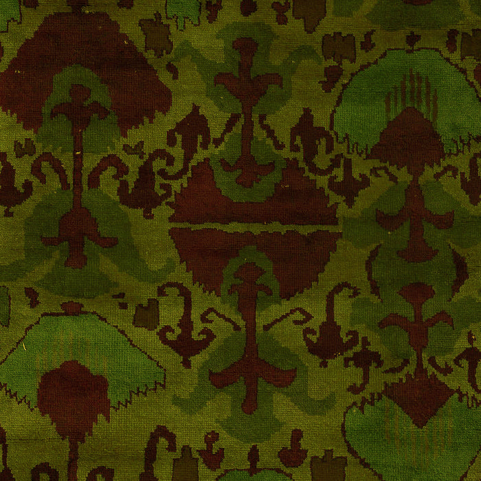 Machine Washable Persian Yellow Bohemian Rug, wshabs5413yw