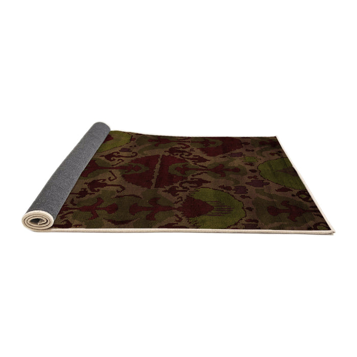 Sideview of Persian Orange Bohemian Rug, abs5413org