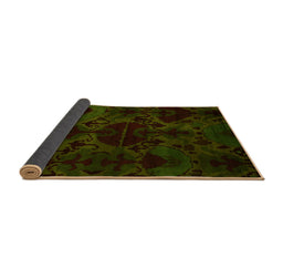 Sideview of Persian Yellow Bohemian Rug, abs5413yw