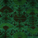 Square Persian Green Bohemian Rug, abs5413grn