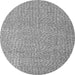 Round Abstract Gray Modern Rug, abs5414gry