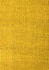 Abstract Yellow Modern Rug, abs5414yw