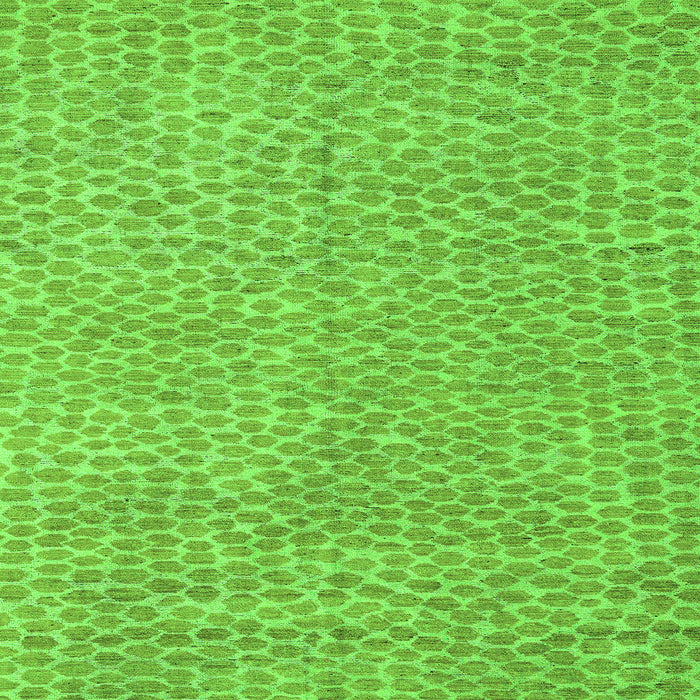 Square Machine Washable Abstract Green Modern Area Rugs, wshabs5415grn