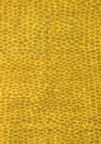 Abstract Yellow Modern Rug, abs5415yw