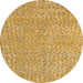 Round Abstract Orange Modern Rug, abs5415