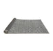 Sideview of Abstract Gray Modern Rug, abs5415gry