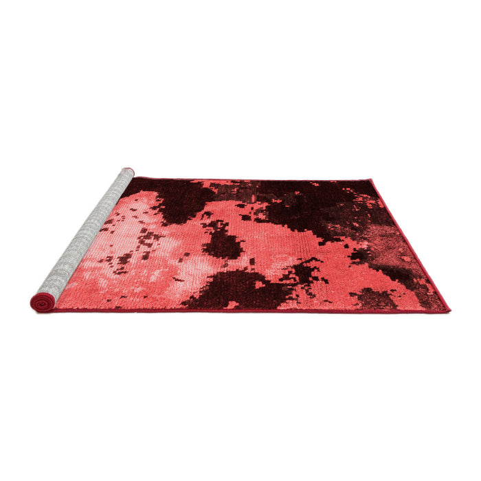 Modern Red Washable Rugs