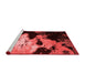 Modern Red Washable Rugs