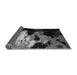 Sideview of Abstract Gray Modern Rug, abs5416gry