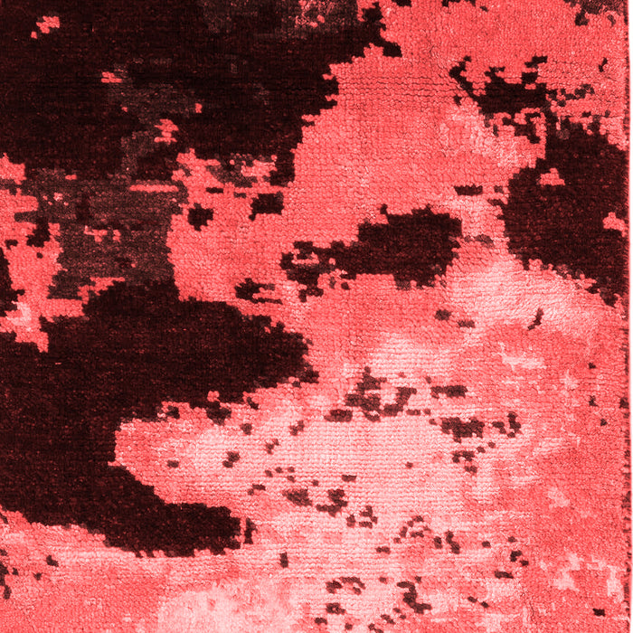 Machine Washable Abstract Red Modern Rug, wshabs5416red