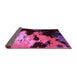 Sideview of Abstract Pink Modern Rug, abs5416pnk