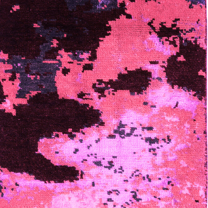 Machine Washable Abstract Pink Modern Rug, wshabs5416pnk