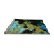 Sideview of Machine Washable Abstract Light Blue Modern Rug, wshabs5416lblu