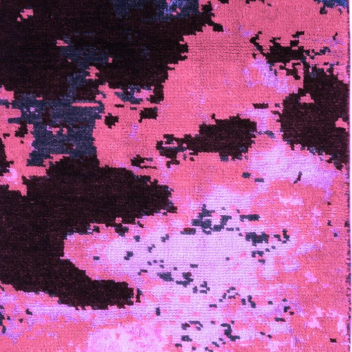 Machine Washable Abstract Purple Modern Area Rugs, wshabs5416pur