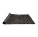 Sideview of Abstract Gray Modern Rug, abs5417