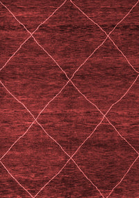 Abstract Red Modern Rug, abs5417red