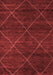 Abstract Red Modern Area Rugs