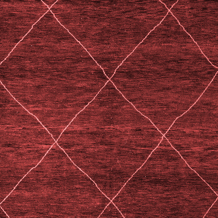 Abstract Red Modern Area Rugs
