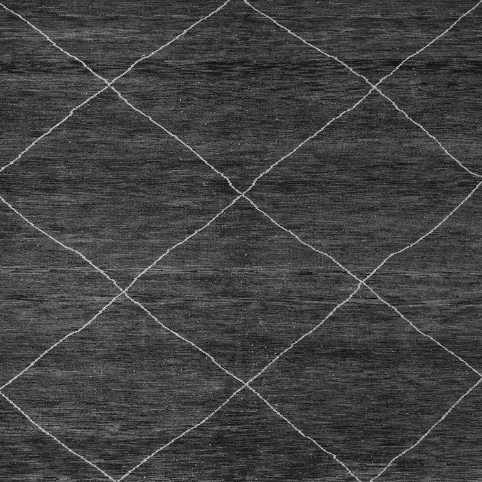 Square Machine Washable Abstract Gray Modern Rug, wshabs5417gry