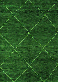 Abstract Green Modern Rug, abs5417grn