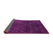 Sideview of Abstract Pink Modern Rug, abs5417pnk