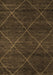 Machine Washable Abstract Brown Modern Rug, wshabs5417brn