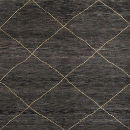 Square Machine Washable Abstract Gray Rug, wshabs5417