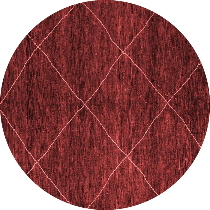 Machine Washable Abstract Red Modern Rug, wshabs5417red