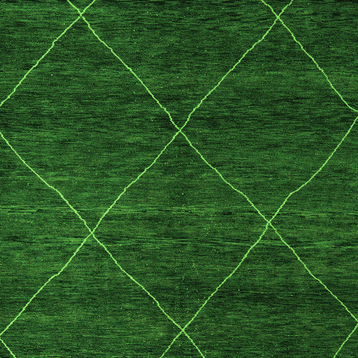 Machine Washable Abstract Green Modern Area Rugs, wshabs5417grn