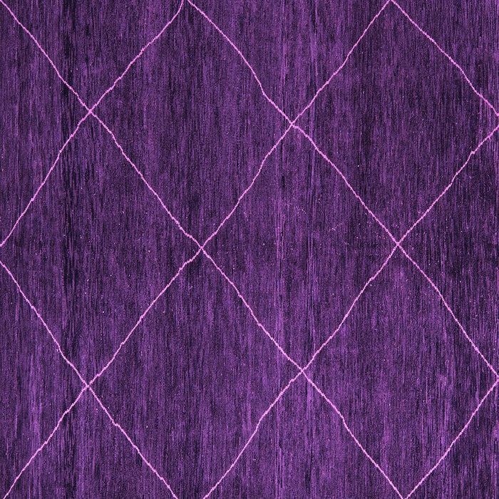 Square Machine Washable Abstract Purple Modern Area Rugs, wshabs5417pur