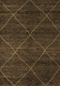 Abstract Brown Modern Rug, abs5417brn