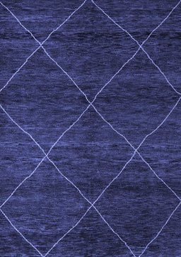 Abstract Blue Modern Rug, abs5417blu