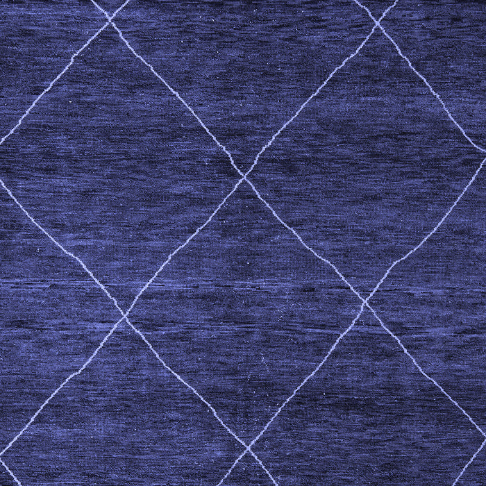 Abstract Blue Modern Rug, abs5417blu