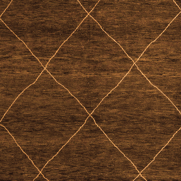 Machine Washable Abstract Orange Modern Area Rugs, wshabs5417org