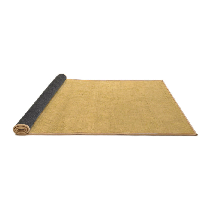 Sideview of Solid Brown Modern Rug, abs5418brn