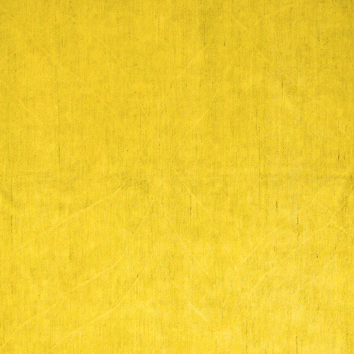 Square Solid Yellow Modern Rug, abs5418yw