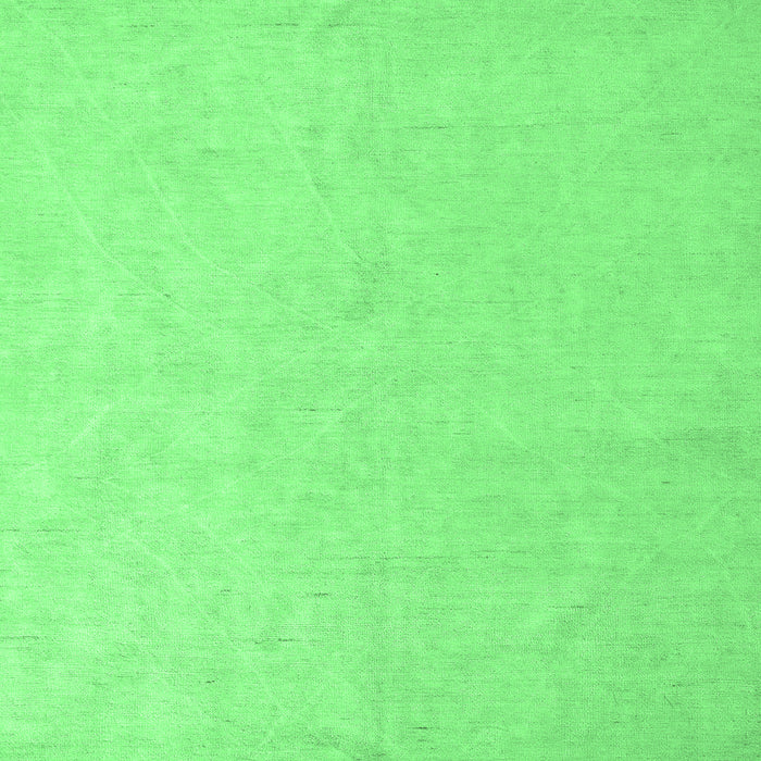 Square Machine Washable Solid Emerald Green Modern Area Rugs, wshabs5418emgrn