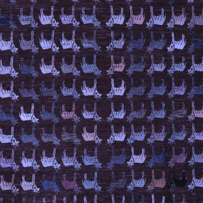 Abstract Blue Modern Rug, abs5419blu