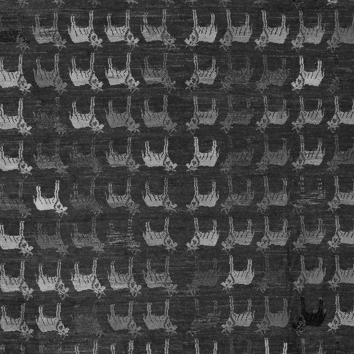 Machine Washable Abstract Gray Modern Rug, wshabs5419gry