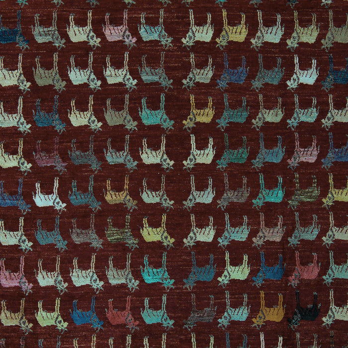 Machine Washable Abstract Light Blue Modern Rug, wshabs5419lblu