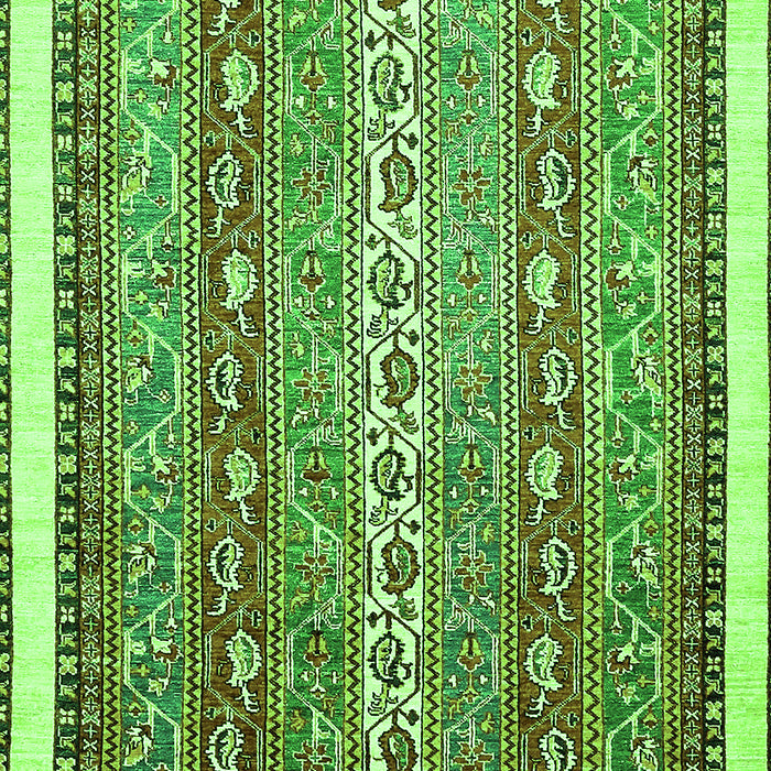 Abstract Green Modern Rug, abs541grn