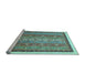 Sideview of Machine Washable Abstract Light Blue Modern Rug, wshabs541lblu