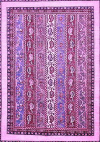 Abstract Purple Modern Rug, abs541pur