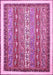 Machine Washable Abstract Pink Modern Rug, wshabs541pnk