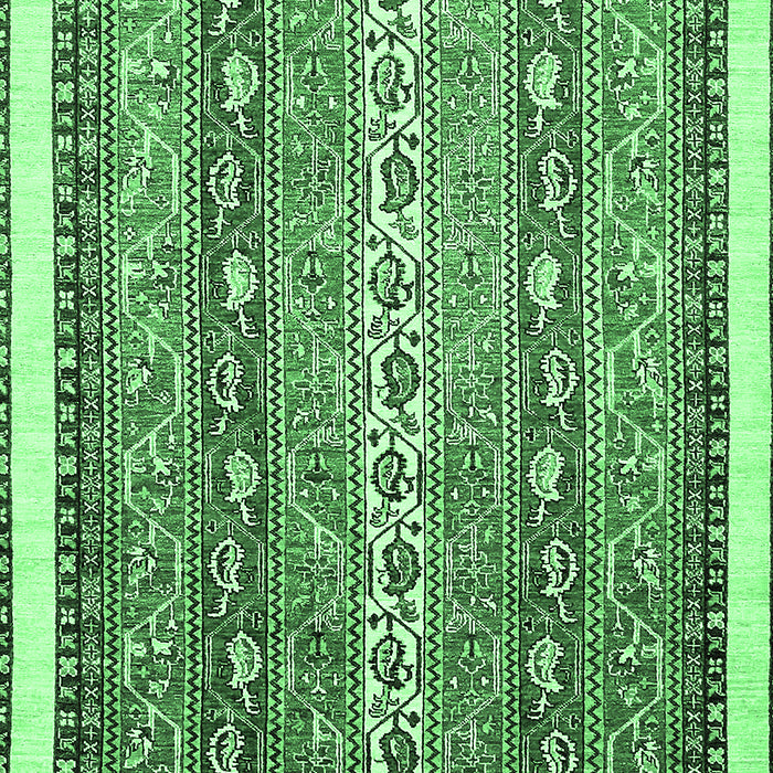 Abstract Emerald Green Modern Rug, abs541emgrn