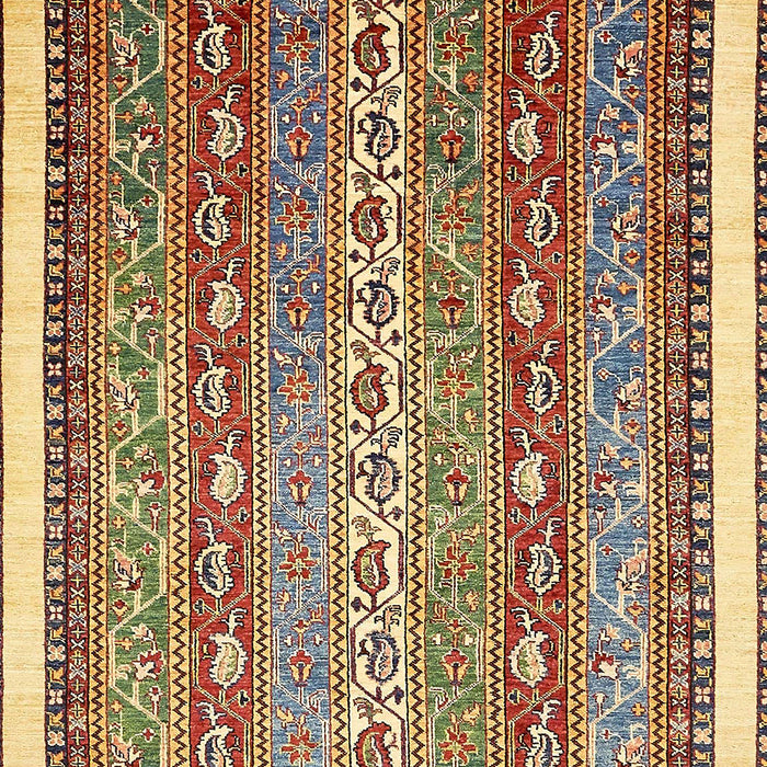 Machine Washable Abstract Red Brown Rug, wshabs541