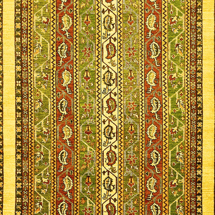 Abstract Yellow Modern Rug, abs541yw